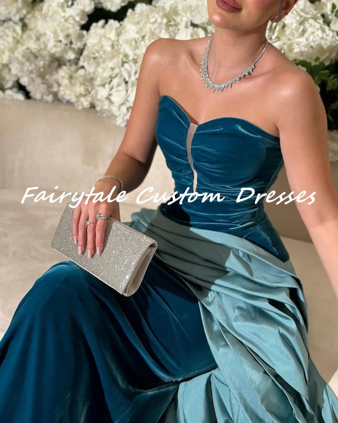 

Fairytale فستان حفلات الزفاف Evening Dress Women Luxury 2024 Dubai Dresses for prom Dubai Luxury Evening Dress 2024