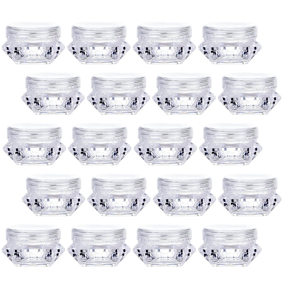 32 قطعة مجموعة زجاجات البودرة المحمولة 5 جرام حاويات فارغة مانعة للتسرب السفر كريم الجرار للشامبو غسول تونر الوجه