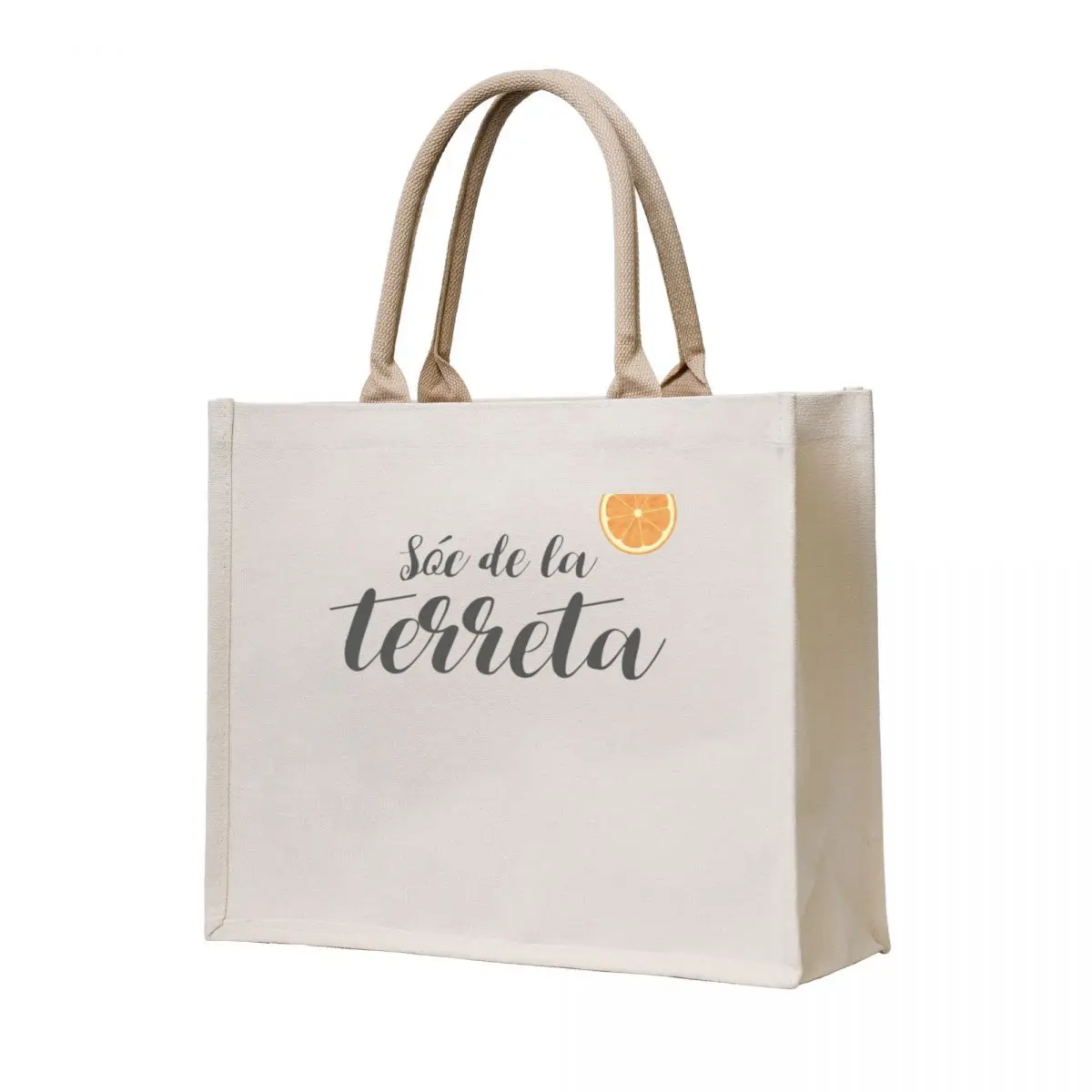 

Sóc de la terreta - Valencià in this pur Tote Bag bags for women reusable shopping bag canvas bags Shopper bag