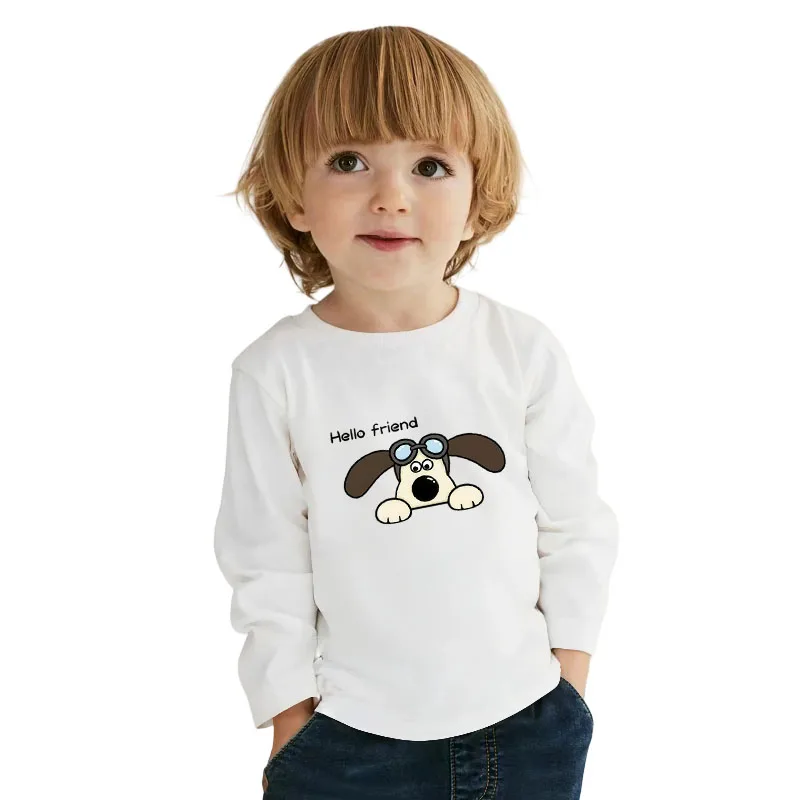 ملابس أطفال بأكمام طويلة تي شيرت للأولاد ملابس أطفال ملابس أطفال أولادي ملابس للأولاد تي شيرت Ropa De Niña