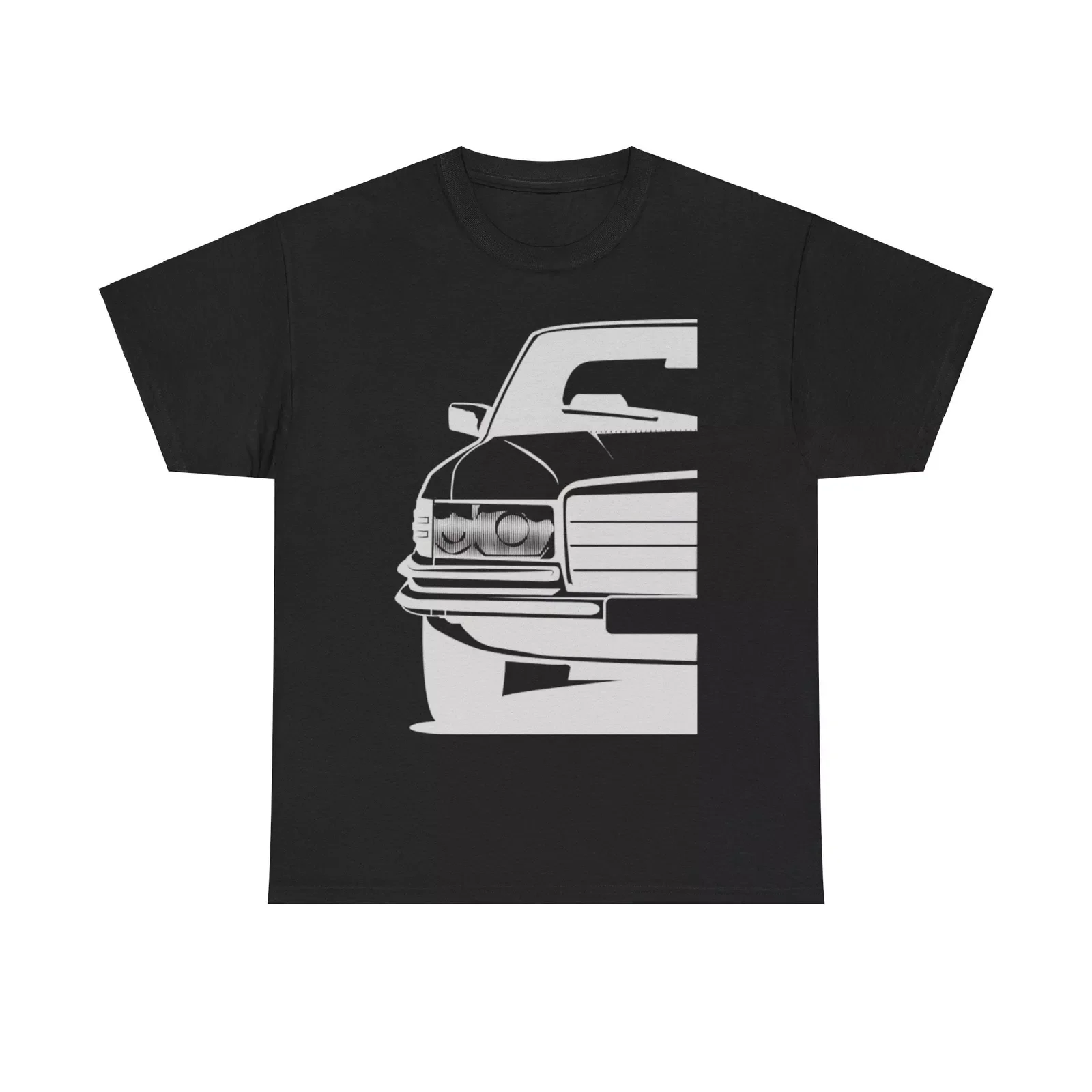 German premium T-shirt W116 1973 S Class car 100% cotton printed T-shirt S-3XL