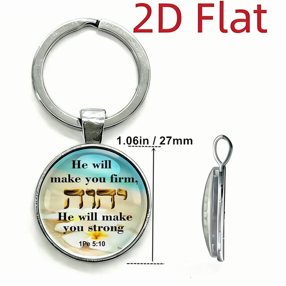 1PC JW Keychain, 