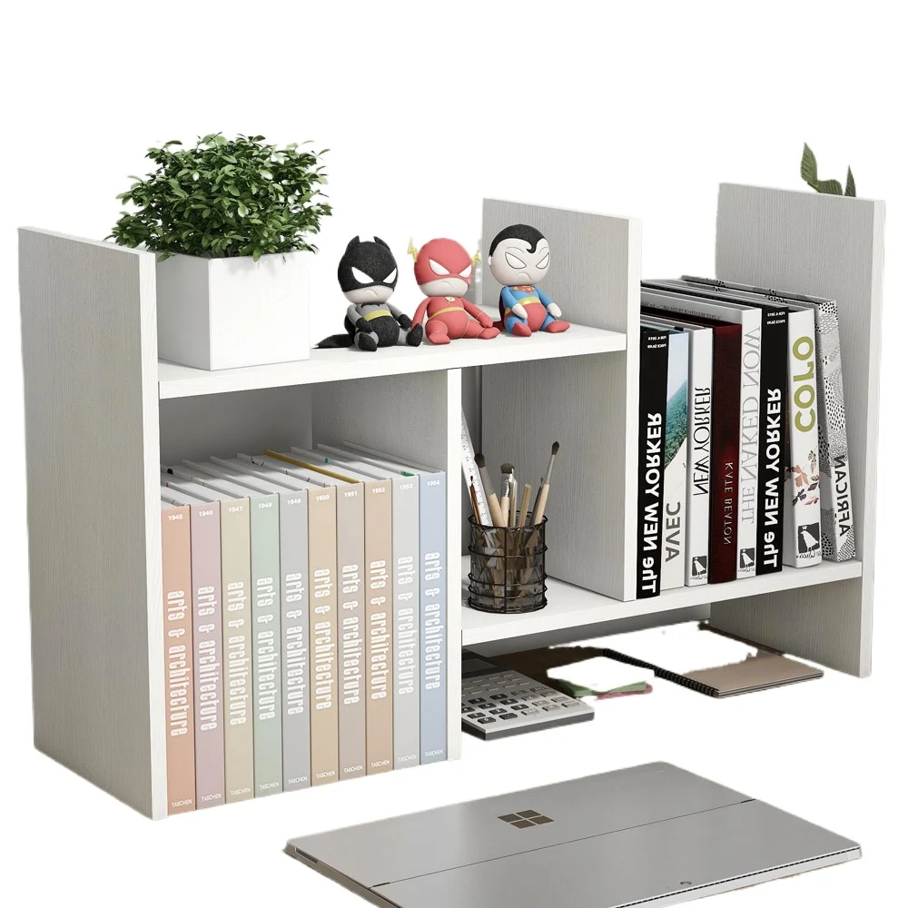 

Student bookshelf desktop retractable storage multi-layer reading corner simple dormitory desk bookshelf