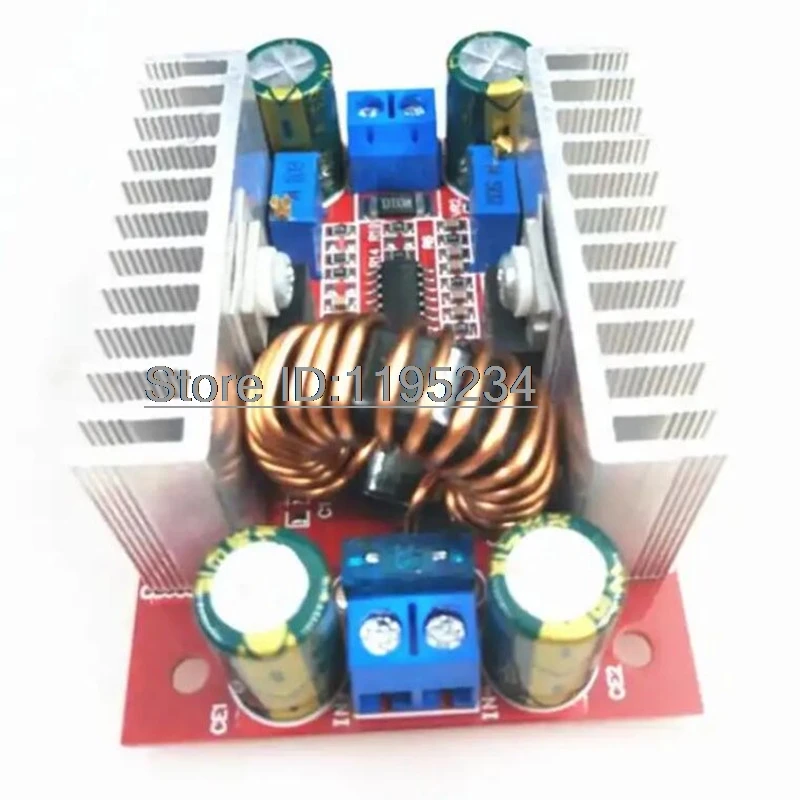 DC 400W 15A Step-up Boost Converter Constant Current Power Supply LED Driver 8.5-50V to 10-60V Voltage Charger Step Up Module