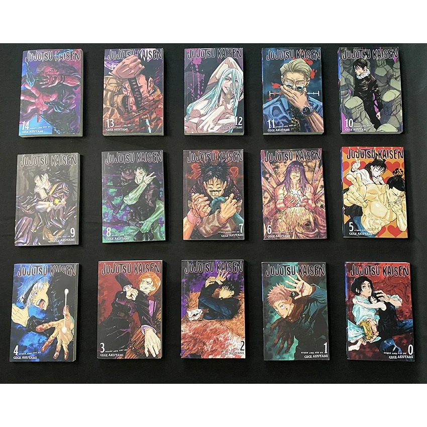 1 Book Anime Jujutsu Kaisen Japan Youth Teens Fantasy Science Mystery Suspense Manga Comic Book English Split for sale livre