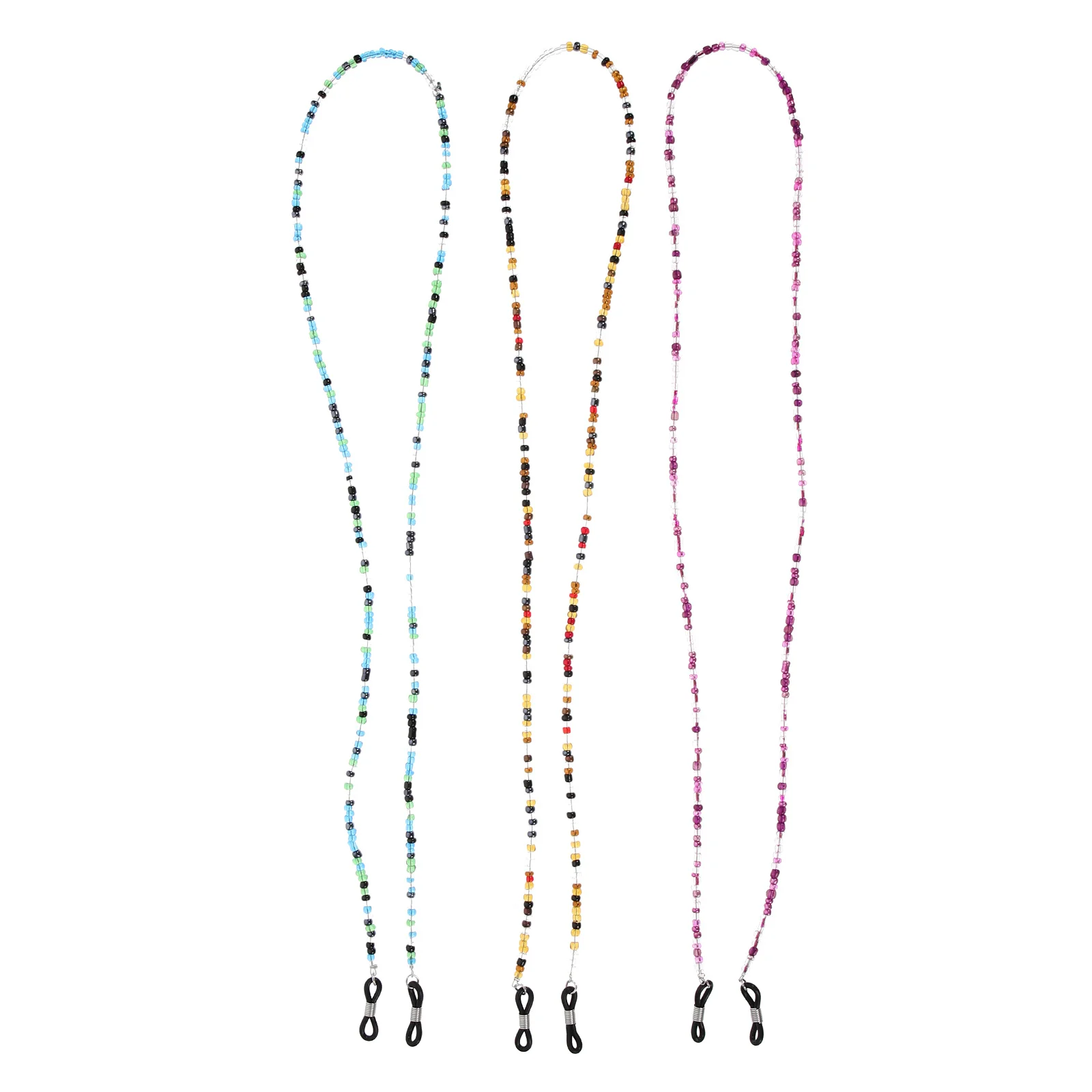 

3Pcs Glasses Hanging Chains Anti-Lost Eyeglasses Cords Exquisite Multi-Purpose Decorative Ropes Eyeglasses Hanging Rope
