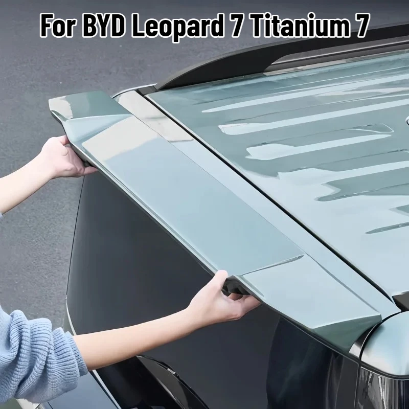 For BYD Leopard 7 Titanium 7 Defender Sport Special Aerodynamic Rear Roof Spoiler Waterproof Anti-Fade Exterior Upgrade Trim