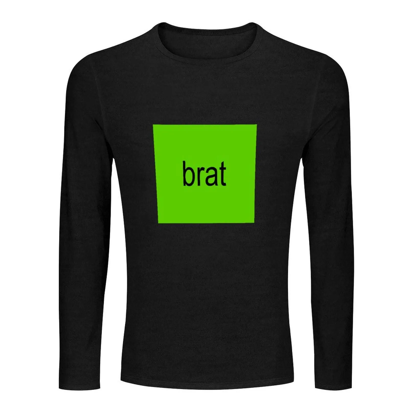 brat charlie xcx Long T-Shirt plain t-shirt funny t shirts Oversized t-shirt mens clothing