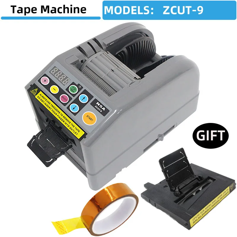 ZCUT 9 Automatic Tape Dispenser Adhesive Tape Cutting Machine Paper Tape Cutter Office Packing Tools Slitting machine 110V-220V