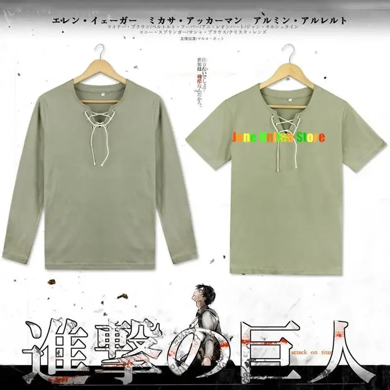 

Eren Yeager Cosplay Costume Anime AOT Final Season Eren Jaeger Costumes Wig Hooded Jacket Long Sleeves T Shirt Pants