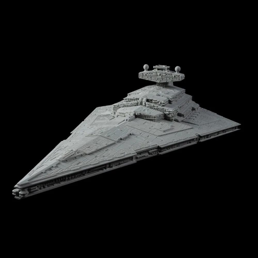 

1/3000 Spaceship Star Destroyer Assembly Model 54.3cm 3D Printed Ships Static Model Ship Toy Ornament Spaceship Model