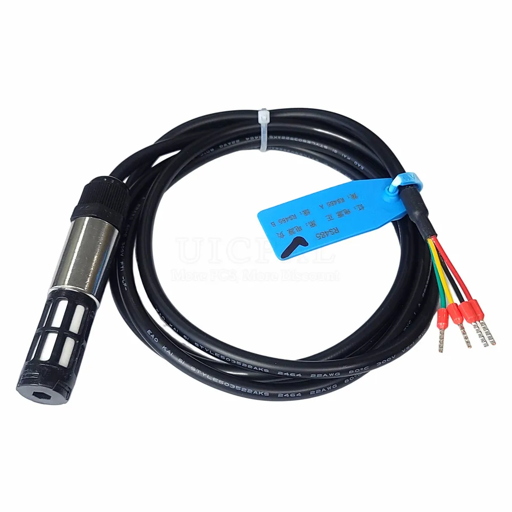 RS485 SHT30 Temperature Humidity Sensor Probe Cable PE Shell Digital Capacitance Sensors for Greenhouse 1M 3M 5M 12M OEM Length