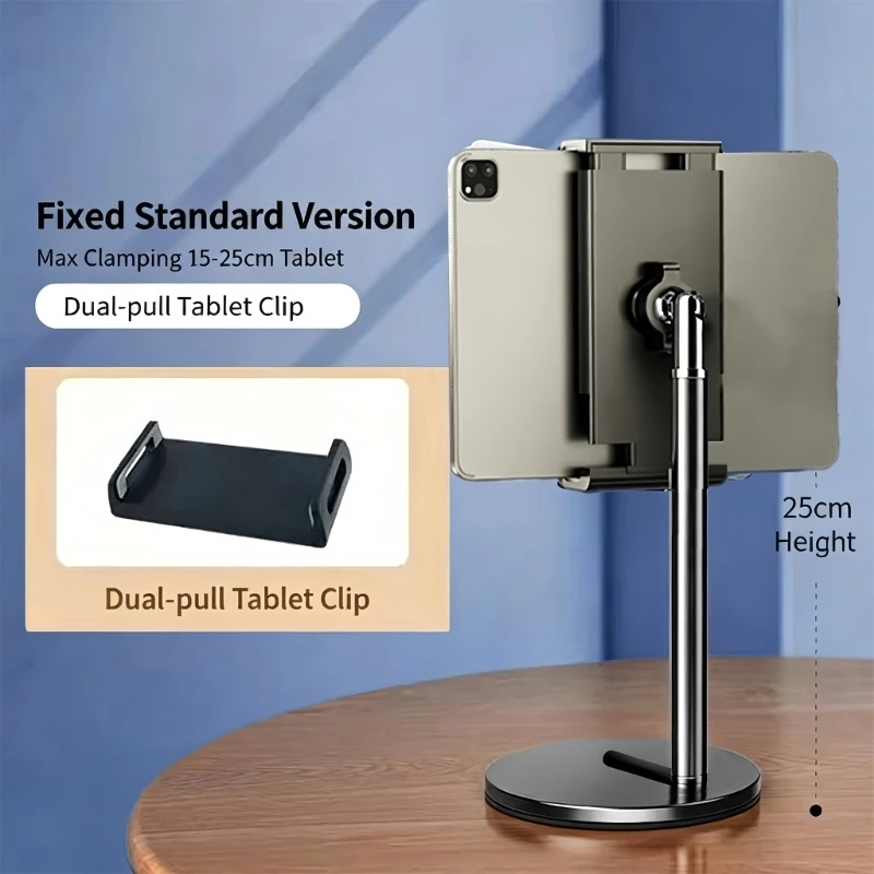 

U55C Portable Swivels Mount Stand AntiSlip Design for 4 to 12.9Inch Mobile Devices