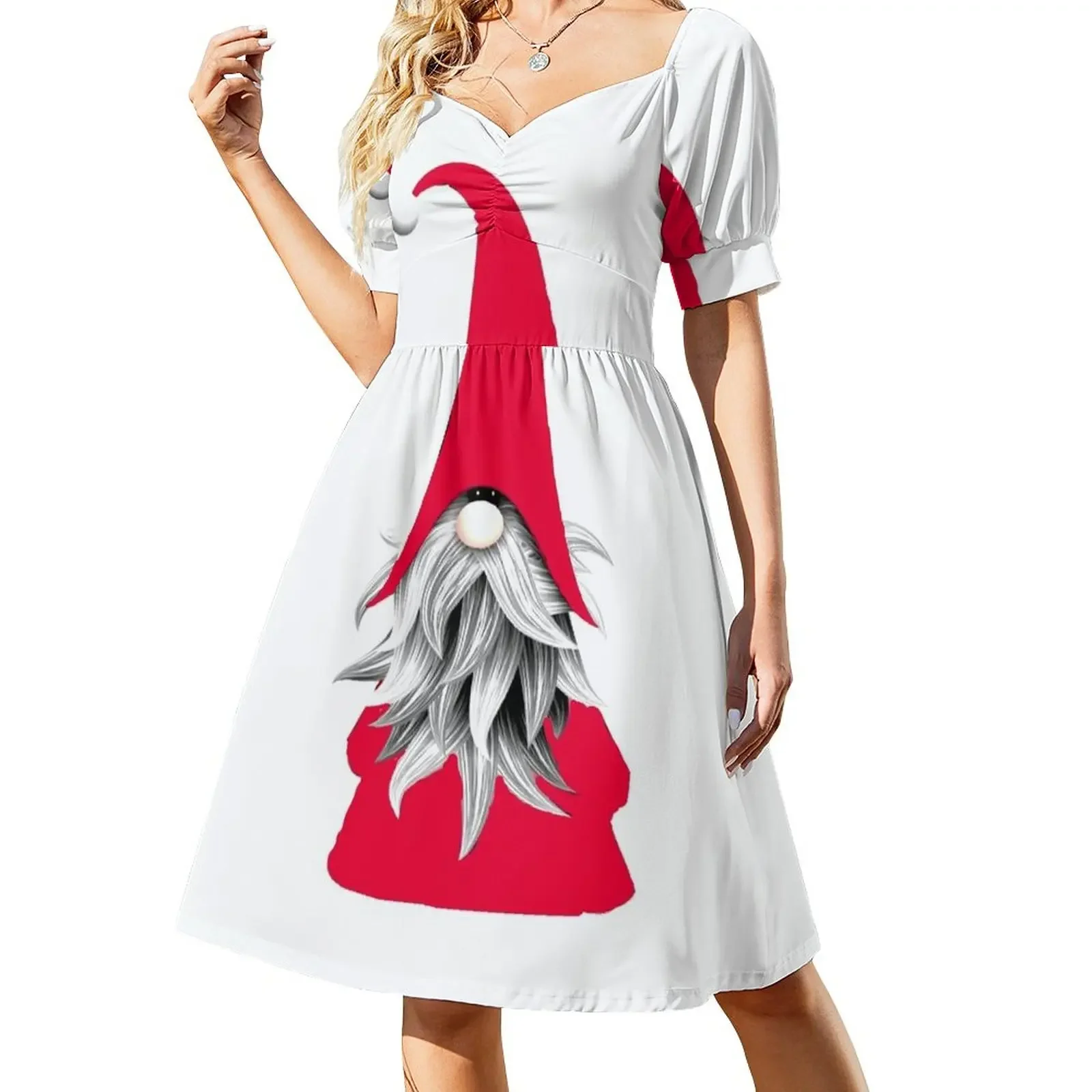 

Santa Claus hippie Short-Sleeved Dress sexy dress for women Cocktail of dresses evening dress women Women's dresses