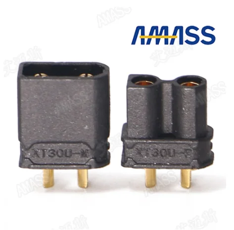 10pcs Amass XT30U Male Female Bullet Connector Plug the Upgrade XT30 For RC FPV Lipo Battery RC Quadcopter