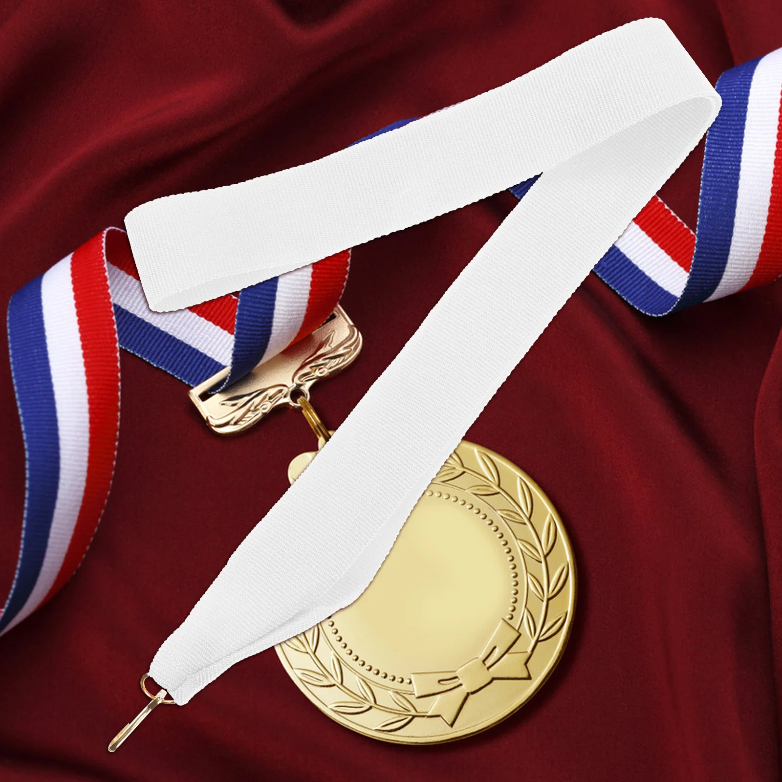 

10pcs Medal Ribbons Polyester Sports Competition Neck Lanyards Award Strips For Events Parties Games Sports Meeting