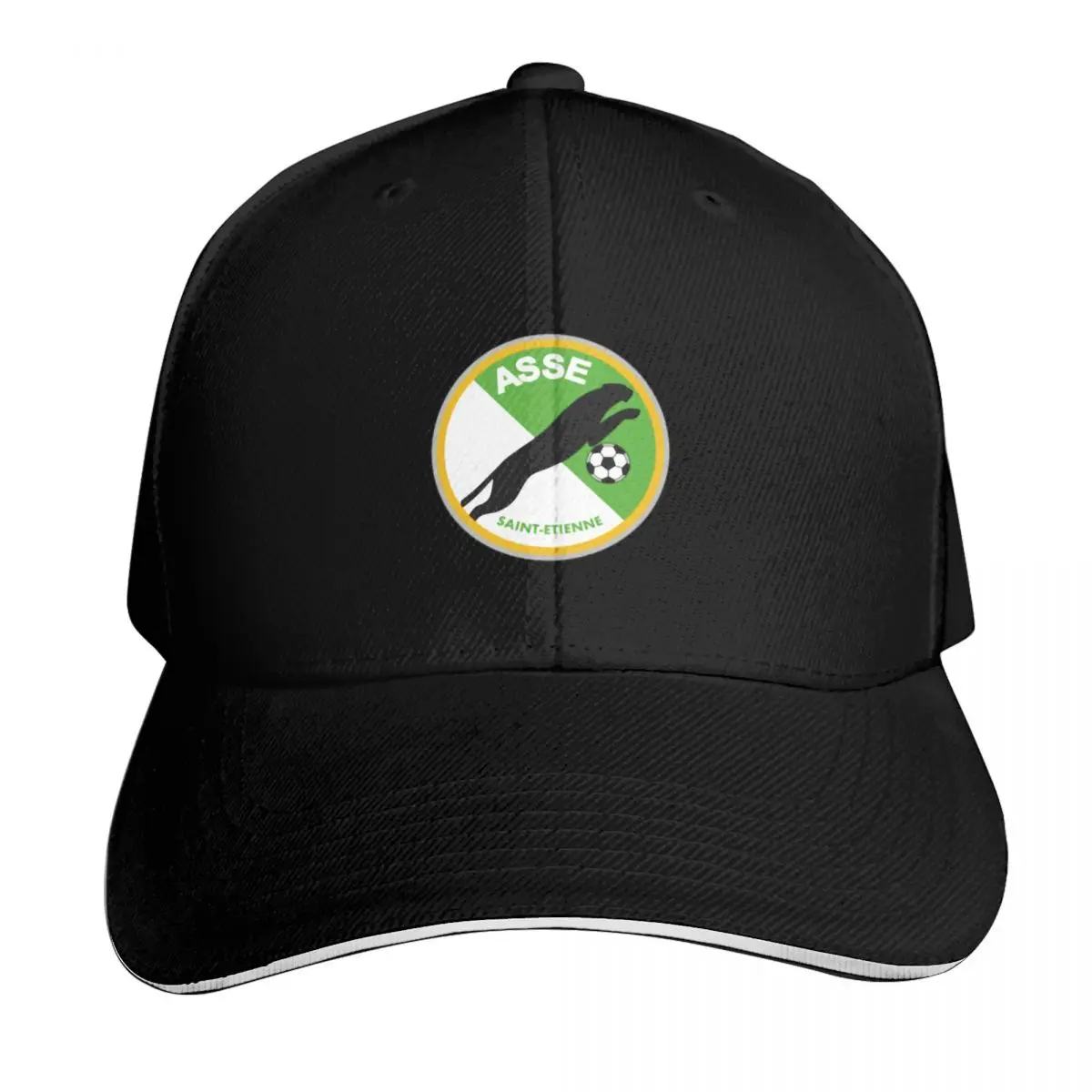 ASSE Panthère logo Baseball Cap Sun Protection UPF 50+ Breathable Mesh Back Adjustable Buckle Closure