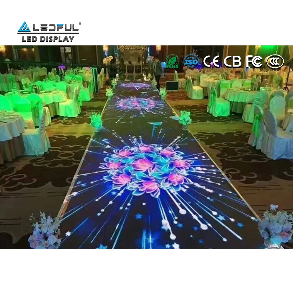 Pantallas LED P4.81, Pantalla LED para Pista de Baile, Pantalla LED para Escenario, Pantalla LED Interior de Alquiler