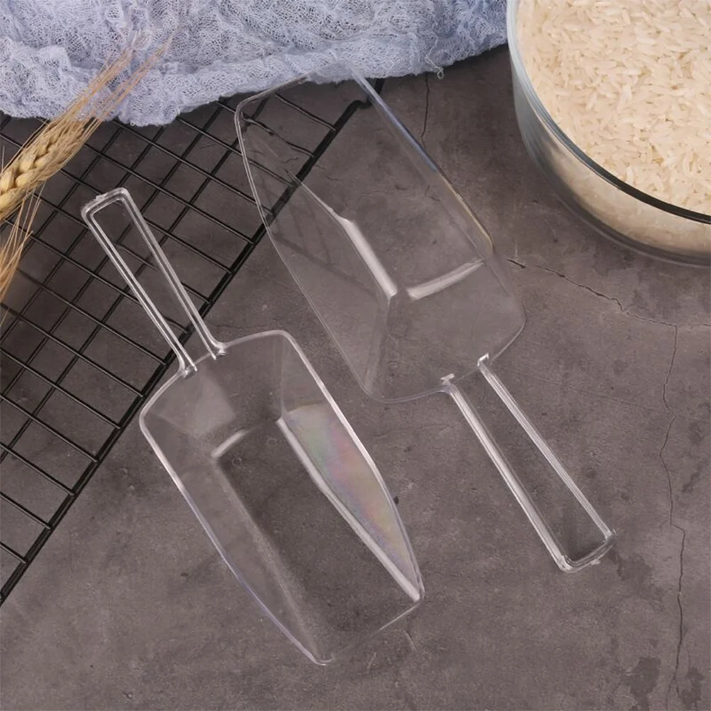 4 Pcs Stainless Measuring Cups Popcorn Scoop Lightweight Ice Cube Scooper for Maker