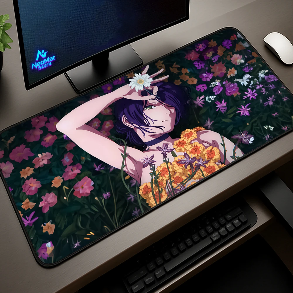 

Chainsaw Man Mouse Pad Manga Reze Mousepad Xxl Anime Gaming Mats Gamer Girl Extra Large Desk Mat Computer Decorating 1000x500mm