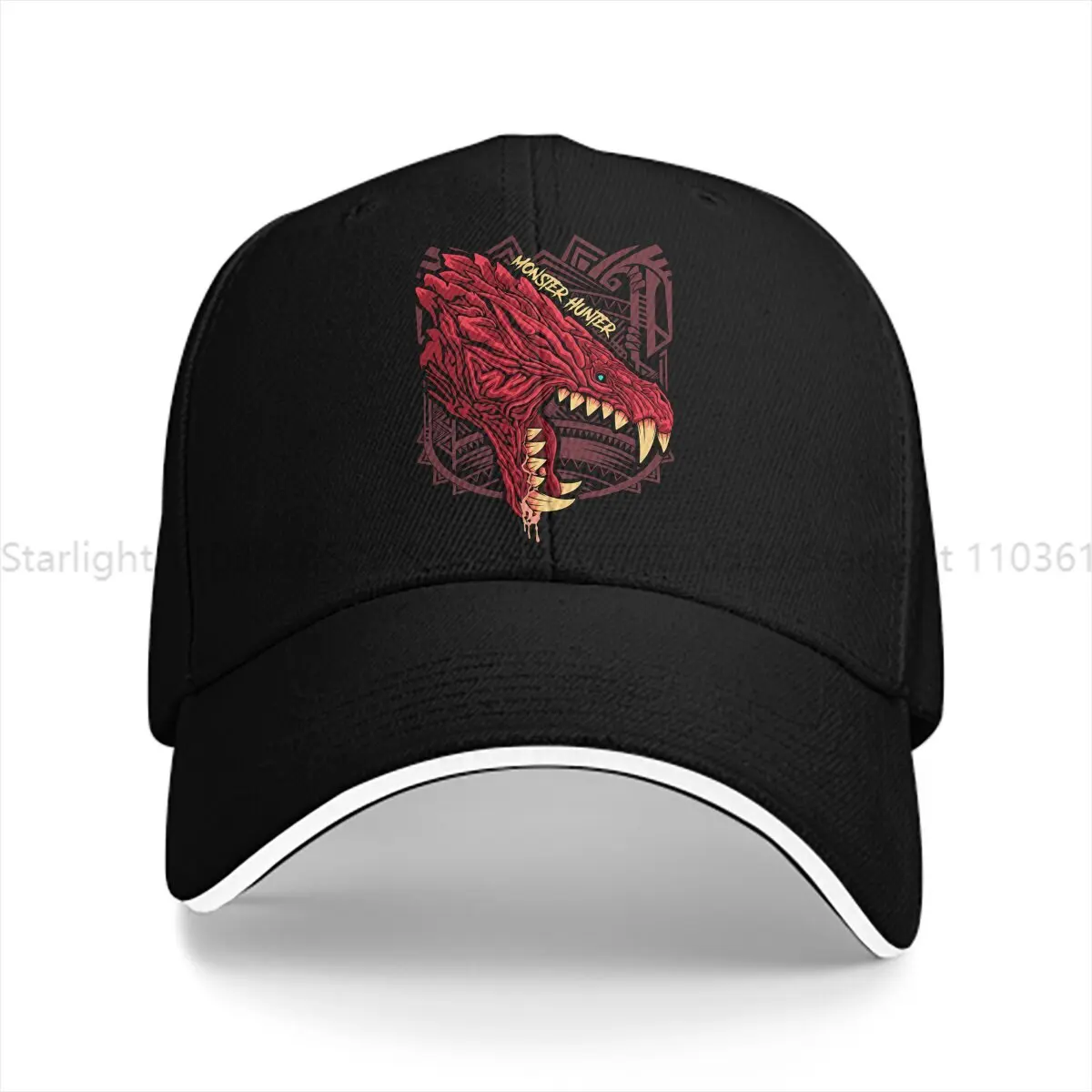 Pure Color Dad Hats Odogaron Men's Hat Sun Visor Baseball Caps Monster World Hunter Peaked Cap