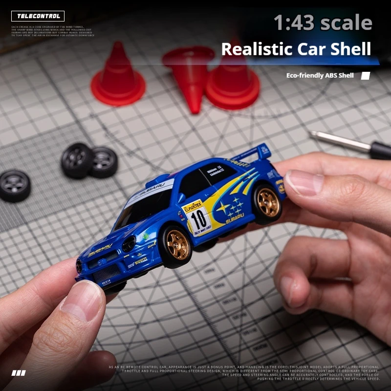 New 1/43 Desktop Mini RC Remote Control Car Drift Car RX7 Racing Remote Control Table Decoration JDM Mosquito Car Boy Gift