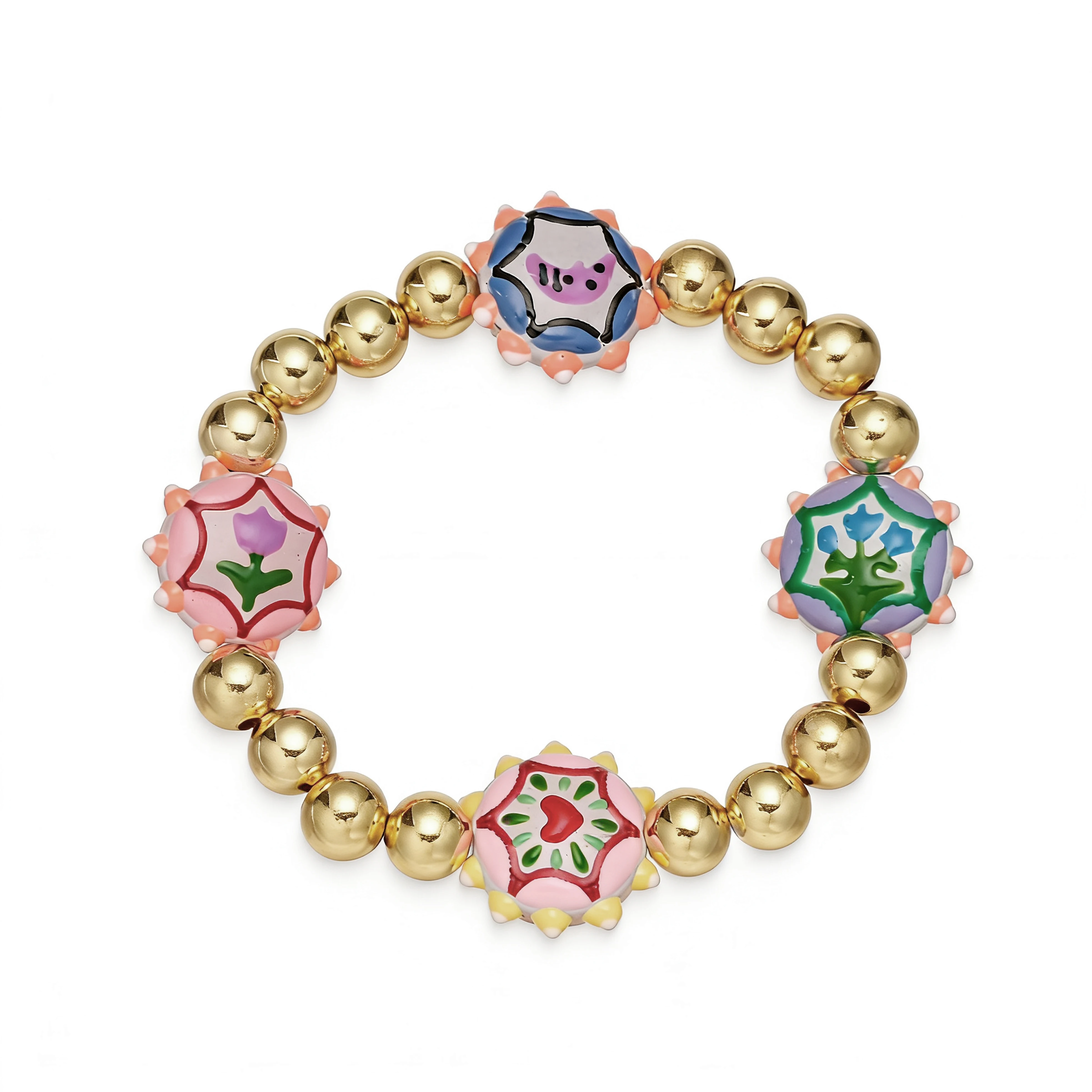 Colorful Handcrafted Art Glass - огляд і ціна Bracelets