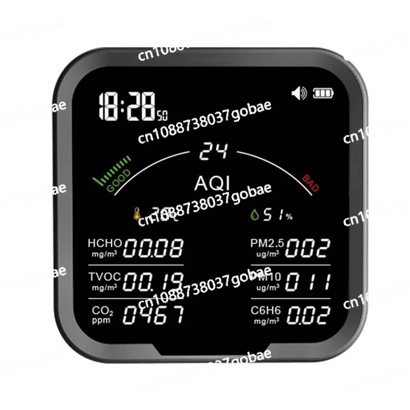 

Многофункциональный детектор качества воздуха PM2.5PM10 CO2 TVOC, датчик температуры и влажности