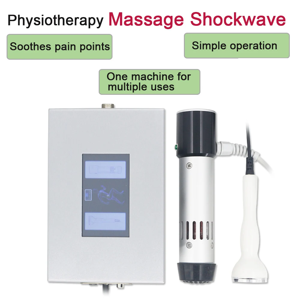 Professional 2In1 Ultrasound Shockwave Therapy Machine Relieve Lower Back Pain ED Treatment Muscle Massage Household Massager