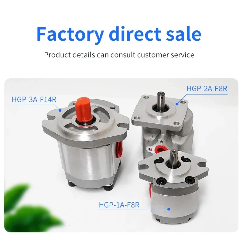 YOLON HGP 21mpa High Pressure Hydraulic Gear Pump Rotary Hydraulic Pumps High Speed Hydraulic equipment units Electric Pump