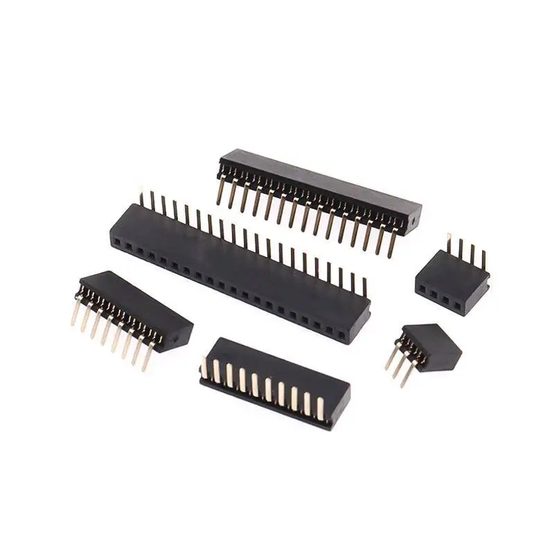 5~10 Stück 1,27MM Einreihiger Buchsenstecker Rechtwinklig 90 Grad Horizontal 1X2p3p4p5p6p8p10p15p/1*40P – Detail 6