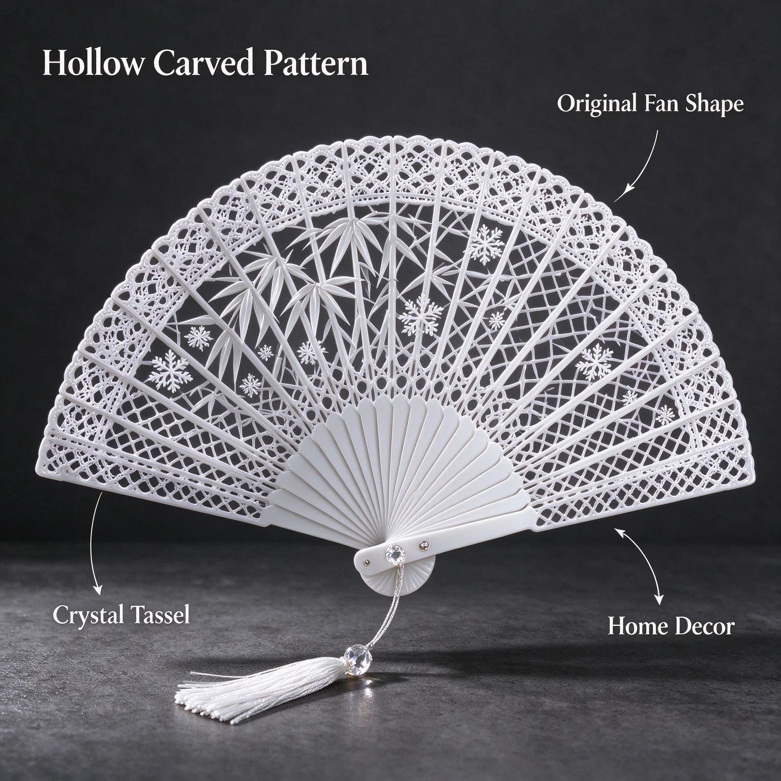 7-Inch Dragon Scale Pattern Fine Steel Folding Hand Fan Solid Metal Cosplay Prop for Home Art Decoration Collectible