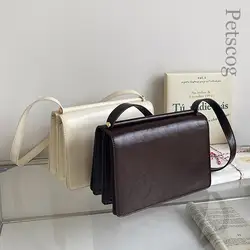 Borse estive per le donne borse a tracolla Casual di moda di design con borsa quadrata di lusso in pelle lucida nuova tendenza 2023