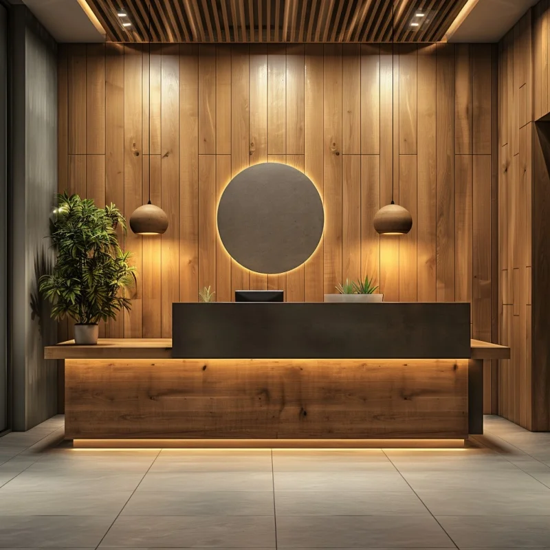 

Modern Commerical Furniture Reception Table Reception Counter Reception Furniture Front Table Office Hotel Mall Desks