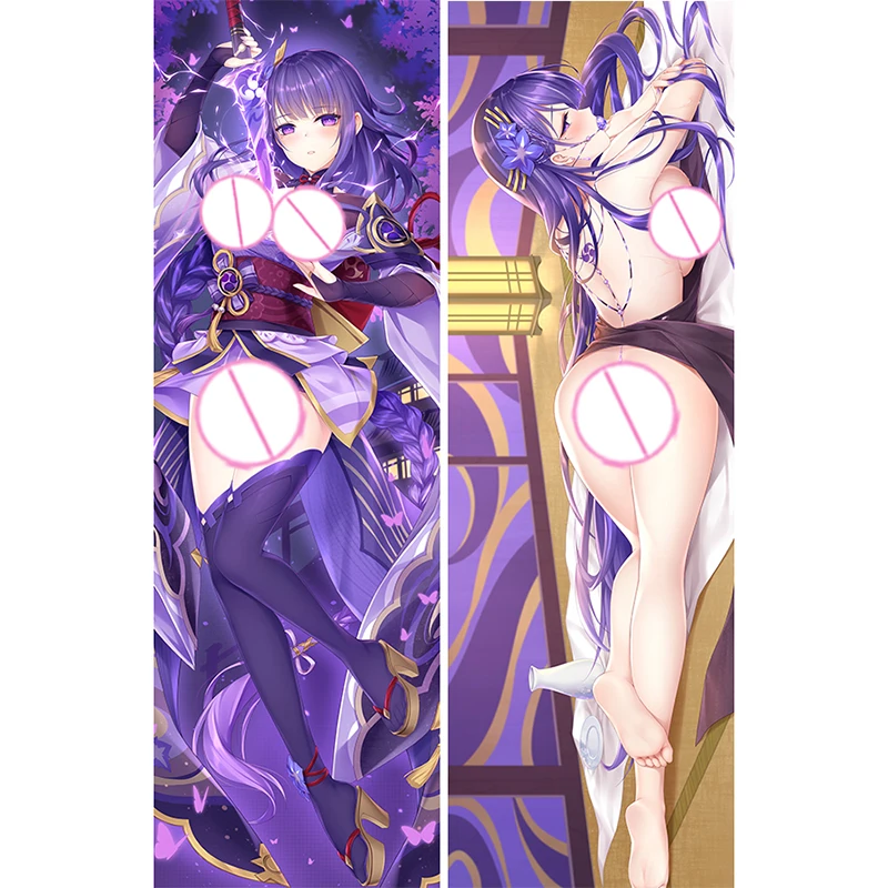 

Dakimakura Anime Raiden Shogun 2 Side Printed Hugging Body Pillowcase Cushion Bedding Decor Pillow Cover 2024