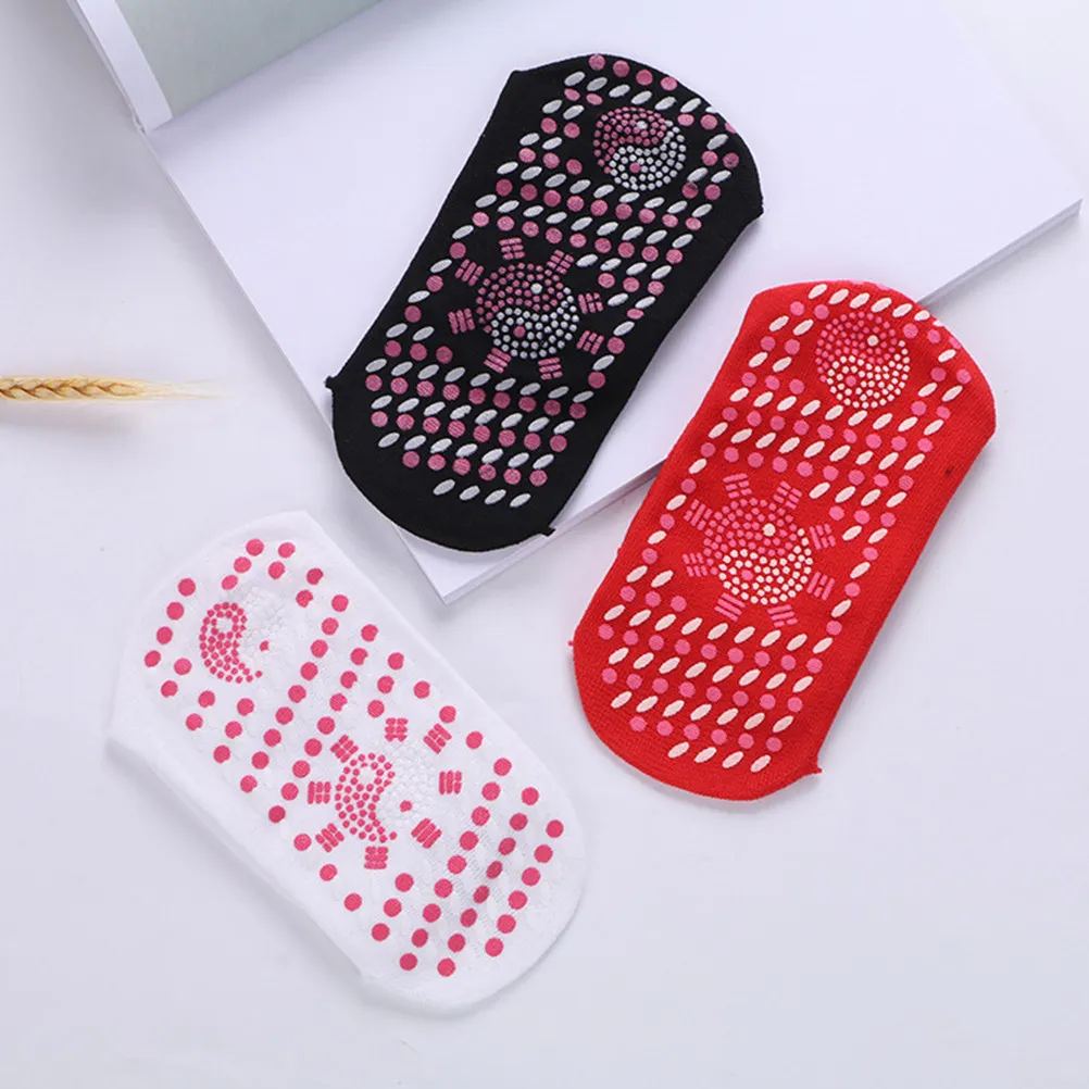 

6 пар самонагревающихся носков для здоровья, черные, зимние, теплые, с подогревом, для мужчин и женщин, для активного отдыха, катания на лыжах, сноуборде, кемпинга, походов