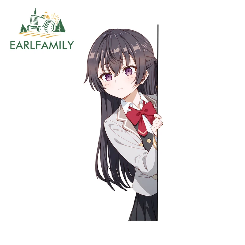 

EARLFAMILY Anime Alya Peeker Chibi Russian Car Stickers Sometimes Probe Cute Decals Windows Scratch Proof Door Accessories