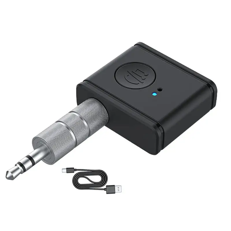 

Car Wireless Adapter 5.3 Wireless Audio Adapter Aux Connector Low Latency Audio Transmitter Noise Reduction For Headphones Old