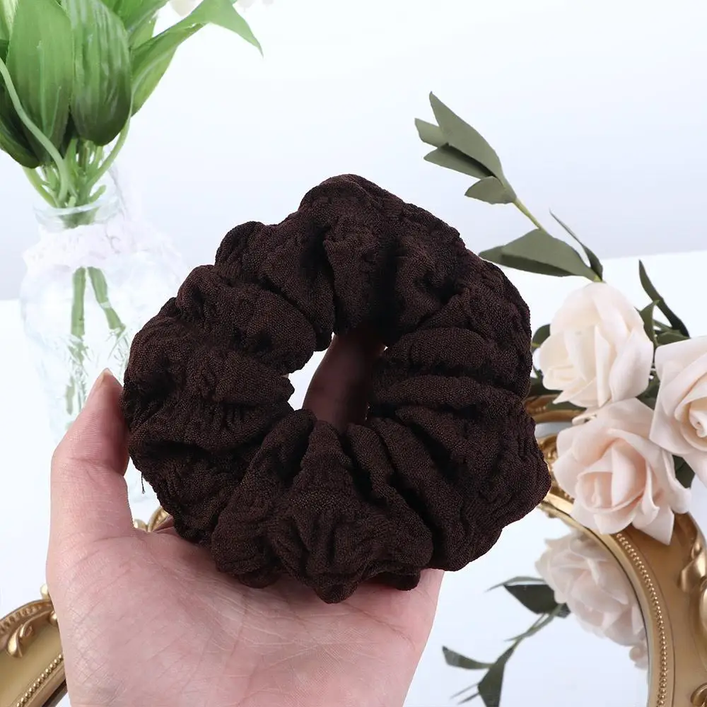 Bubble Folds Ponytail Rubber Band Large Intestine Korean Style Scrunchies Hair Ring Cloth Hair Rope Female Hair Accessories