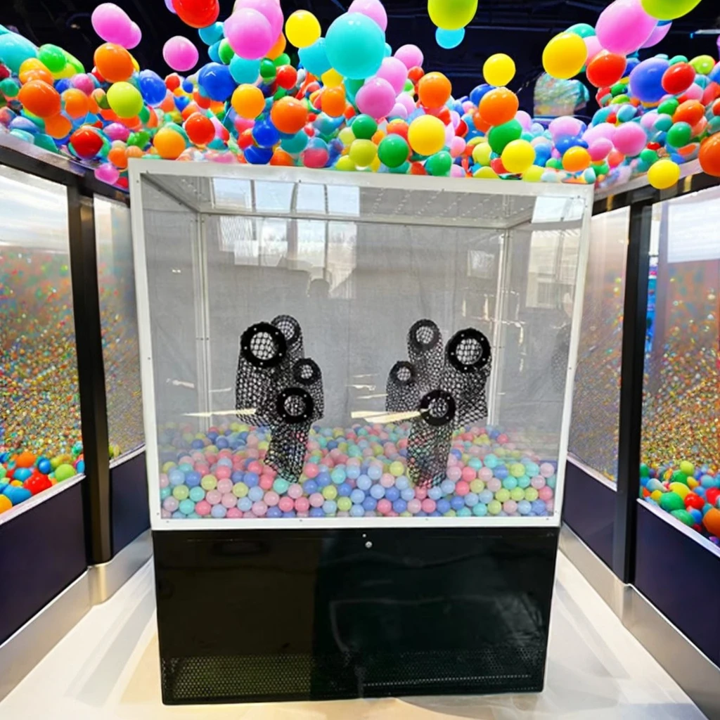 ボールを吹いてキャッチするゲーム インタラクティブゲーム イベントゲーム カーニバルゲーム イベント小道具