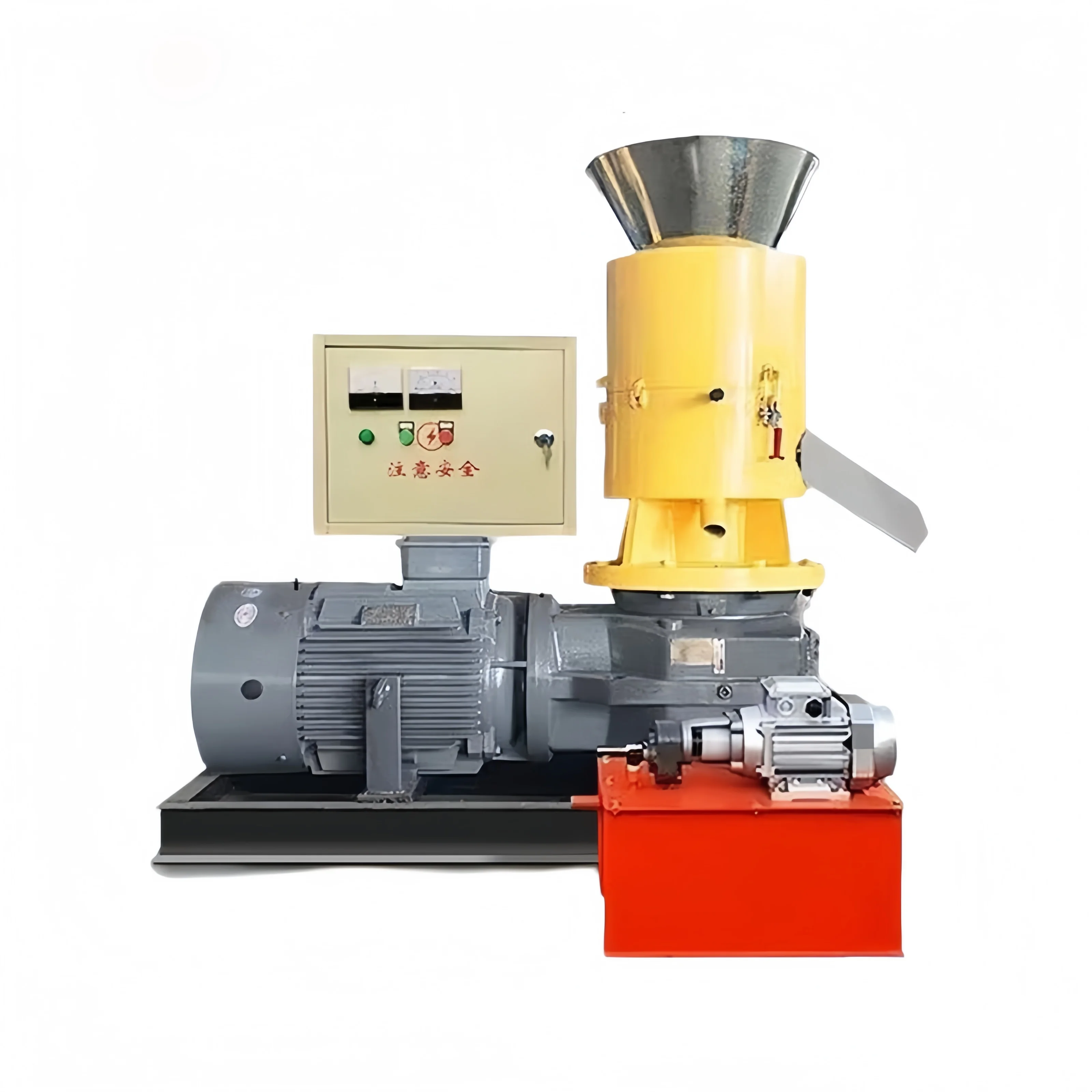 High Efficiency Mini Automatic Granulator With Gear For Wood Rice Husk & Grass 37 Kw Motor 380V Easy To Operate