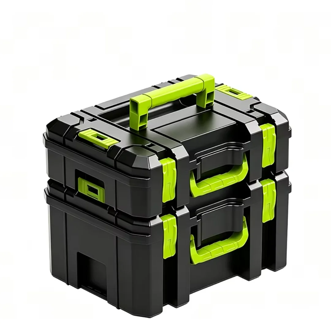 XMSJ Stackable Combined Tool Storage Box Hardware Maintenance Organizer Household Multilayer Stacking Tool Case Storage Bag