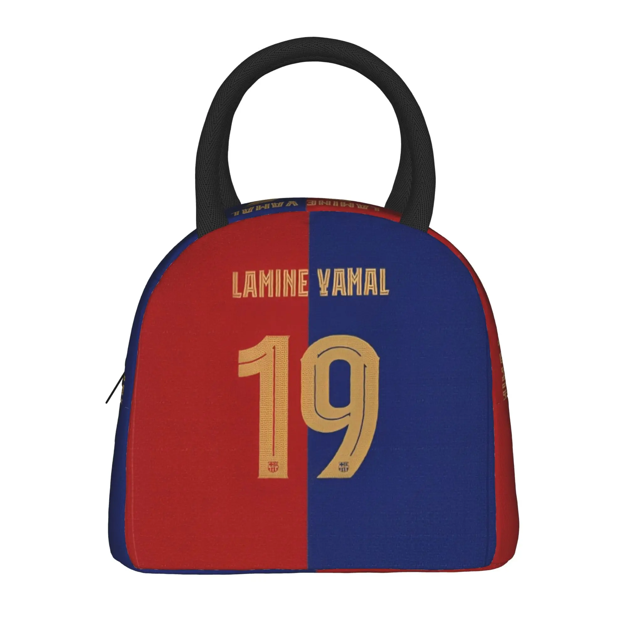 L-Lamines Football Sports Y-Yamals Merch Insulated Lunch Bags For Picnic Soccer Food Box Portable Cooler Thermal Lunch Box