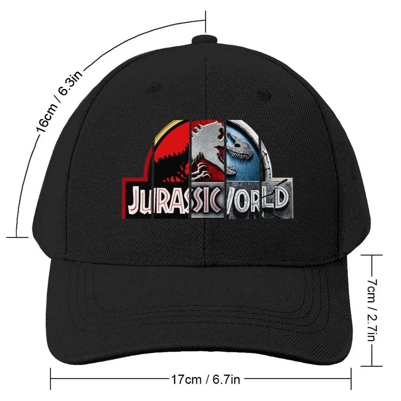 Jurassic World logo evolution. Birthday party gifts. Officially licensed merch.Cap Baseball Cap