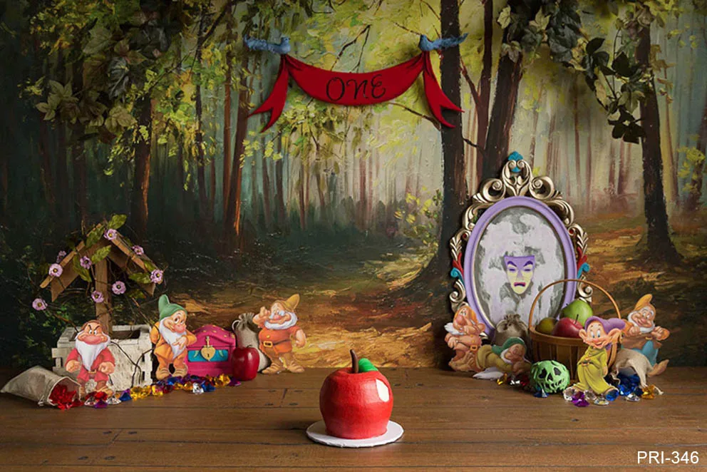 Fondali Disney bambini ragazze festa di compleanno decorazione personalizzata Baby Shower forniture sfondi Banner neonato Studio fotografia