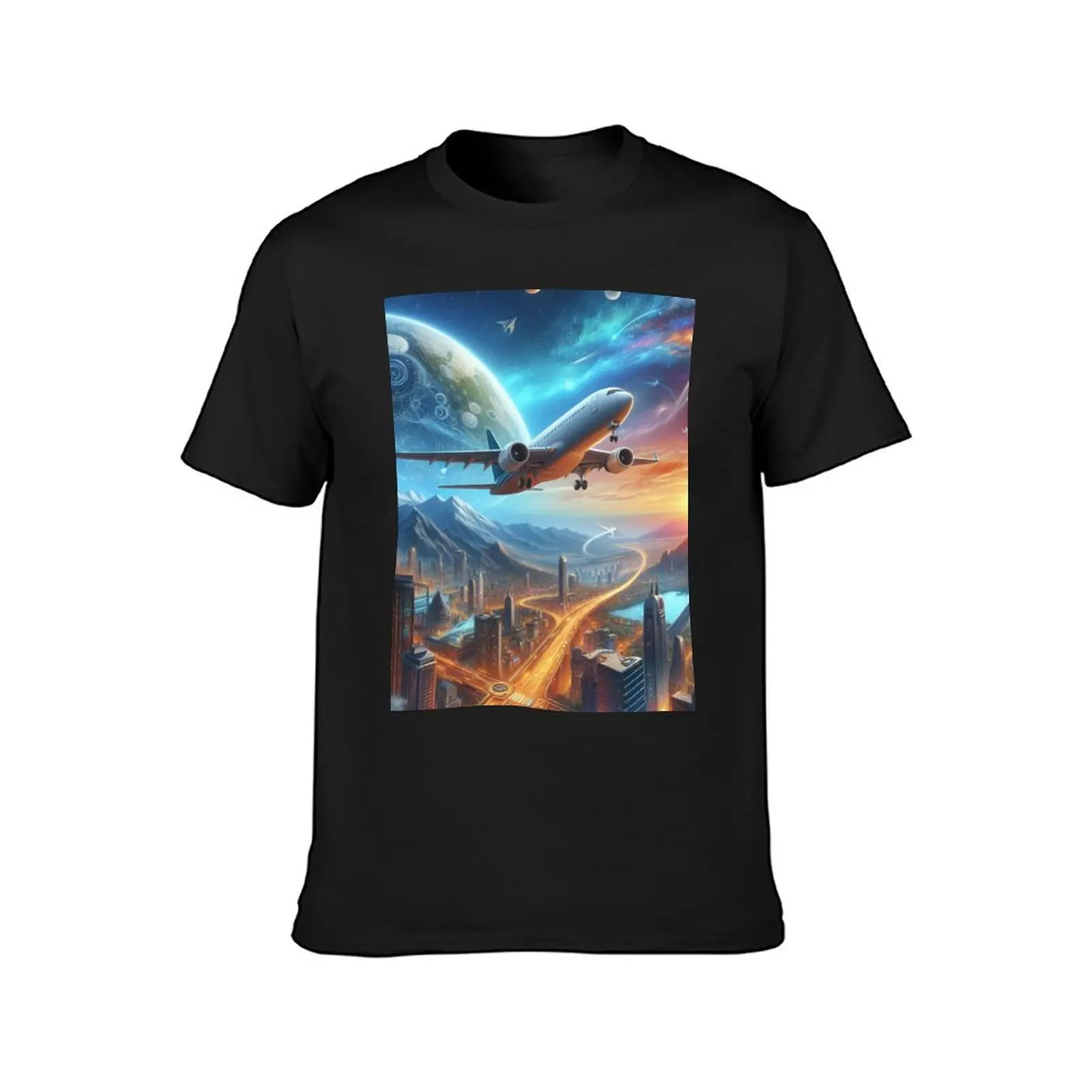 Successful takeoff of the plane T-Shirt quick-drying Blouse funnys vintage clothes for men