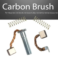 Starter Motor Carbon Brush Set For Wave Xrm 125 Xrm Rs 125 Grom Fs Msx 125 Cbf Cb 150 Cbr Innova 125