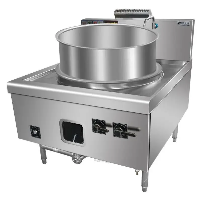 Commercial mutton soup pot, braised meat pot, stock stove
