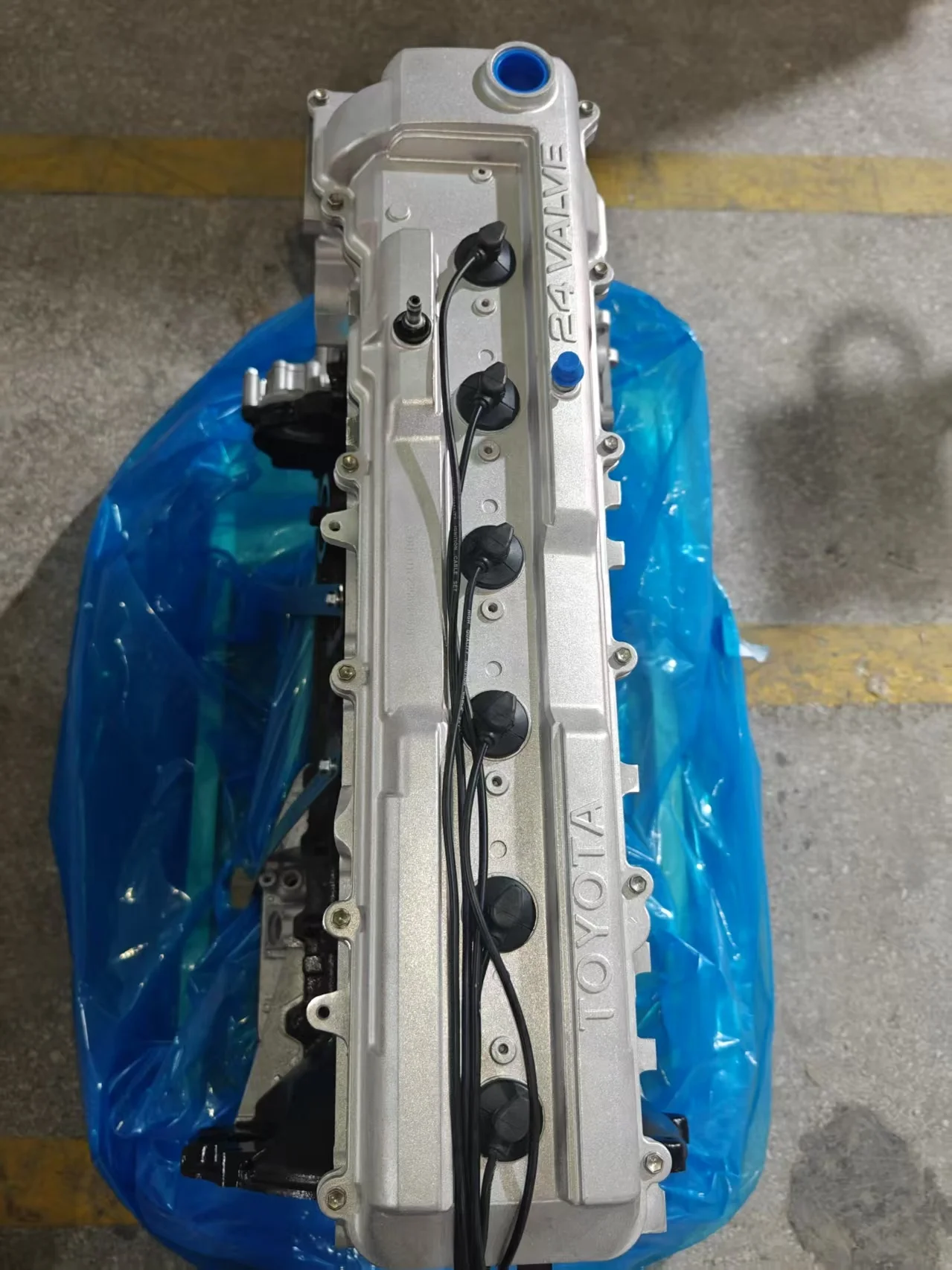 مجموعة المحرك الياباني الأصلي المعاد تصنيعها عالية الجودة 4.5L 1FZ 1FZ-FE محرك لتويوتا لاند كروزر برادو SUV FZJ100 #3