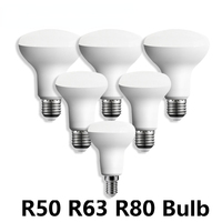 1-10Pcs LED Bulb E27 E14 Bath Lamp Mushroom Bulb R50 R63 R80 220V 6W 10W 12W Non Strobe Warm White Light In Line with ERP2.0